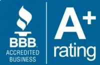 BBB Accredited Business, A+ rating